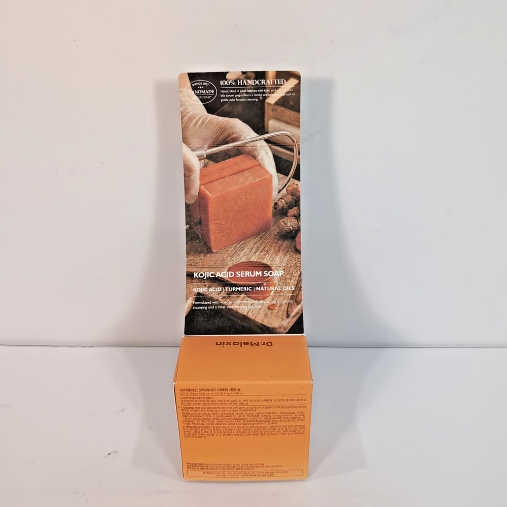 Dr.Melaxin Kojic Acid Turmeric Serum Soap Dark Spot Tone Care 110g 3.88oz NEW